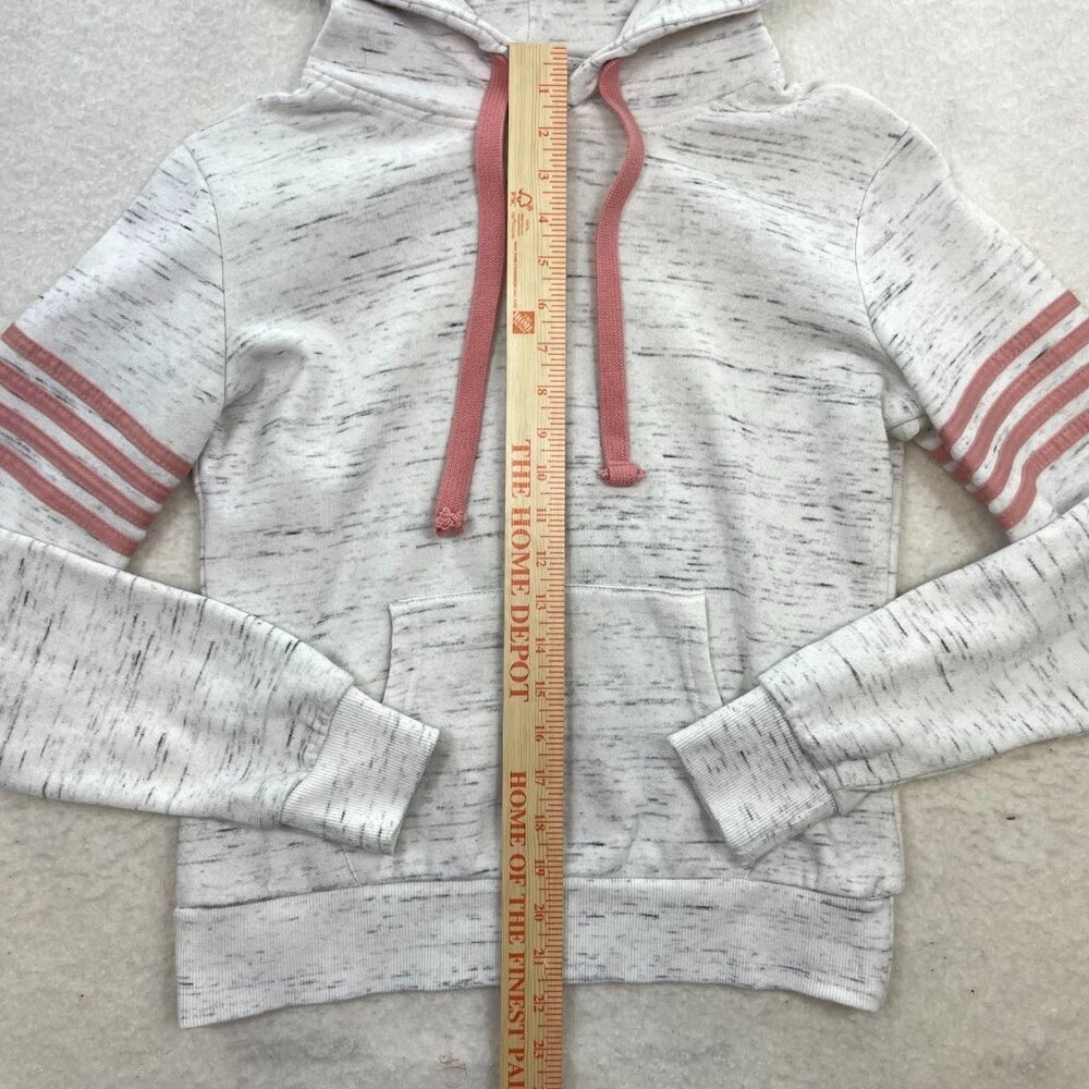 Reflex White and Pink Love Hoodie Sweatshirt Size Small - Picture 5 of 5